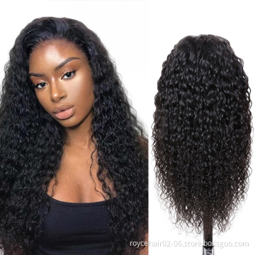 Grade 10a 26Inch 28Inch Loose Deep Wave Raw Virgin Mink Brazilian Unprocessed Human Hair Full Lace Wigs Vendor